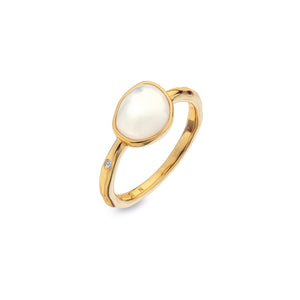 Calm Mother of Pearl Ring | Hot Diamonds | Jac Jossa