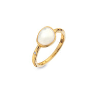 Calm Mother of Pearl Ring | Hot Diamonds | Jac Jossa