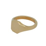Octagon Head 9ct Yellow Gold Signet Ring
