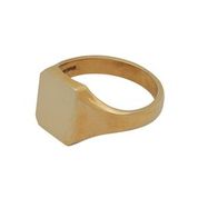 Octagon Head 9ct Yellow Gold Signet Ring