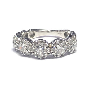 Diamond Cluster Eternity Ring