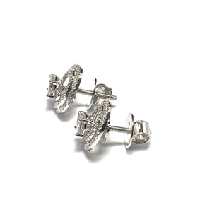 18ct white gold Diamond Earrings