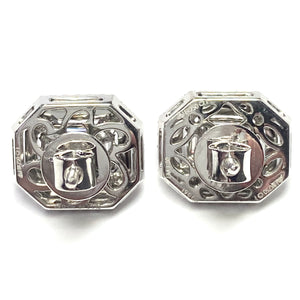 18ct white and rose gold Diamond Earrings