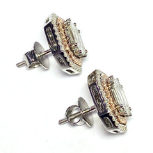 Load image into Gallery viewer, 18ct white and rose gold Diamond Earrings
