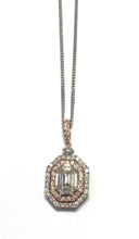 Load image into Gallery viewer, 18ct Rose and White Gold Diamond  Pendant
