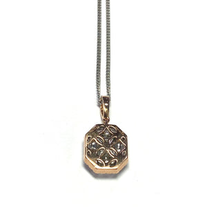 18ct Rose Gold Diamond  Pendant