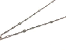 Load image into Gallery viewer, 1930s Edwardian Style Diamond Set Heart Necklace
