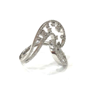 1960s Style Fancy Diamond Cocktail Ring