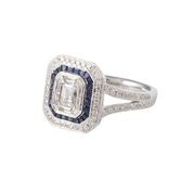 Sapphire and Diamond Ring