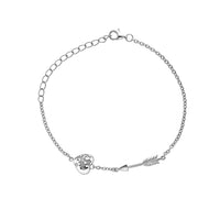 Silver Hot Diamonds Cupid Bracelet